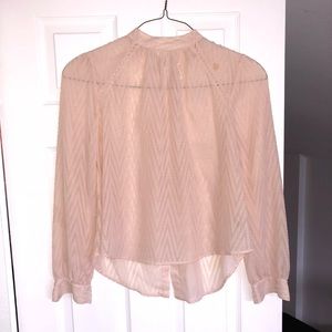 Free people sheer blouse